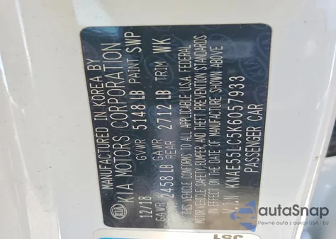 2019 Kia Stinger Gt2 z USA, uszkodzony, nr VIN KNAE55LC5K6057933